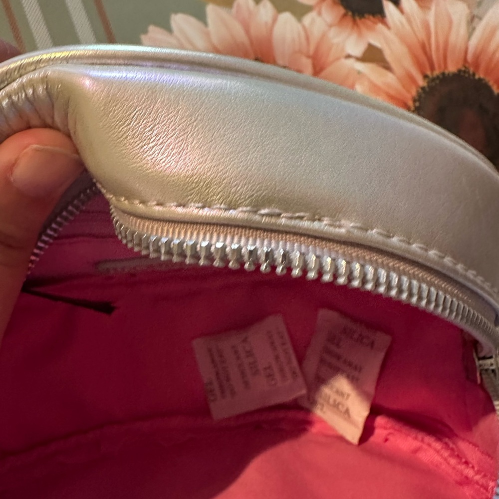 Hello Kitty Iridescent Silver Mini Backpack with … - image 4